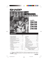 Sharp 25L-S100 User manual