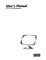 CTX P772 User manual