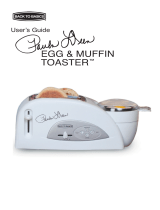 Back to Basics EGG & MUFFIN TOASTER User manual