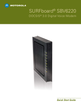Motorola SBV6220 DOCSIS Installation guide