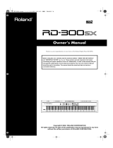 Roland RD-300SX Owner's manual