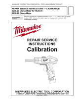 Milwaukee CALIBRATION 2238-20 Specification