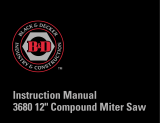 Black & Decker Compound Miter Saw User manual
