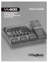 DigiTech VX400 User manual