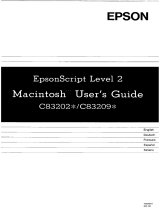 Epson C832021 User manual