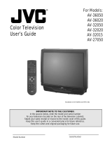 JVC AV-36050, AV-36020, AV-32050, AV-32020, AV-32015, AV-27050 User manual