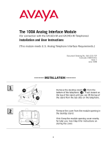 Avaya 100A Installation And User Instructions Manual