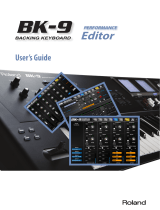 Roland BK-9 Editor Owner's manual