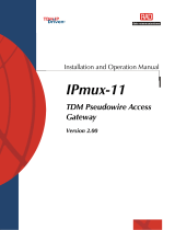 RAD Data comm IPmux-11 User manual