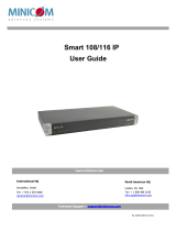 Minicom Smart 108 IP User manual