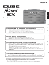 Roland CUBE Street EX PA Pack Owner's manual