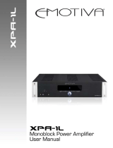 Emotiva XPA-1L User manual