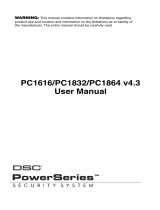 DCS PowerSeries PC1832 User manual