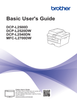 Brother DCP-L2500D User manual