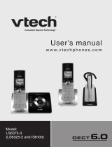 VTech Four Handset Cordless Answering System including a Cordless DECT 6.0 Headset User manual