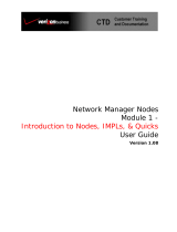 Verizon Network Manager Nodes User manual