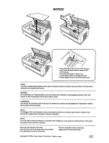 Epson C204001 - DFX 8500 B/W Dot-matrix Printer User manual
