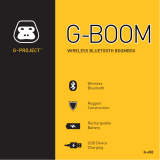 G-Prject BOOM BOX PROJECT User manual