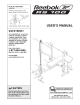 Reebok Fitness RBBE0955.0 User manual