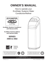 EcoWater 3502 Series Owner's manual
