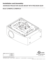 Epson ELPMBPRG Advanced Projector Ceiling Mount with Precision Gear Installation guide