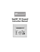 Russound K2 User manual