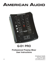 ADJ Q-D1 User manual