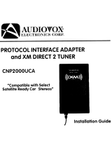 Audiovox CNP2000 - XM Mini-Tuner - Radio Tuner Module User manual