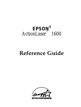 Epson ActionLaser 1600 User manual