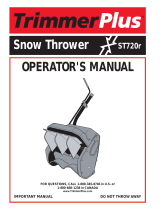 MTD TrimmerPlus ST720r User manual