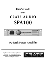 Crate SPA100 User manual