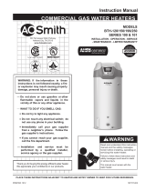 A.O. Smith BTH-120 through BTH-500 User manual