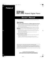 Roland HP-101e RW User manual