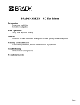Brady BRADYMARKER XC Plus User manual