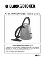 Black & Decker VM425 User manual