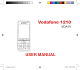 Vodafone 1210 User manual