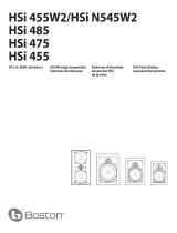 Boston Acoustics HSi 455 User manual