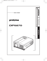 ASKProxima DP6870 User manual