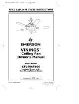 Emerson CF240ATB00 User manual
