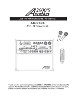 Audio2000's AKJ780E User manual