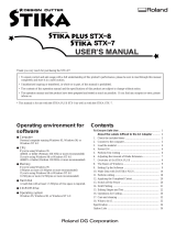 Roland Stika Plus STX-8 User manual