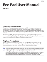 Asus Eee Pad Transformer TF101 User manual