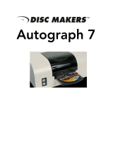 Disc Makers Autograph Autograph VII Owner's manual