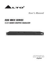 Alto EQU MKII series User manual