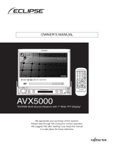 Eclipse - Fujitsu Ten AVX5000 User manual