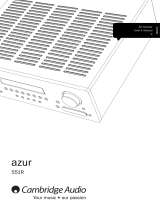 Cambridge Audio azur 551R User manual