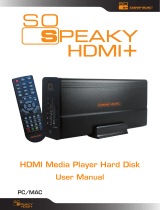 DANE-ELEC SO SPEAKY HDMI PLUS User manual