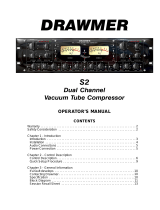 Drawmer S2 User manual