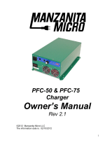 Manzanita Micro PFC-50 Owner's manual