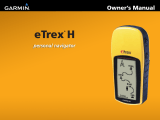 Garmin eTrex H Owner's manual